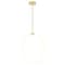 Cwi Lighting Hoops 1 Light LED Chandelier With Satin Gold Finish 1273P24-1-602 - alternate 2